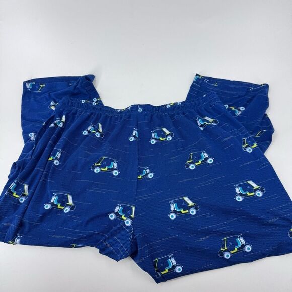 PGA Tour Blue Golf Cart Pajama Bottoms - Picture 3 of 10